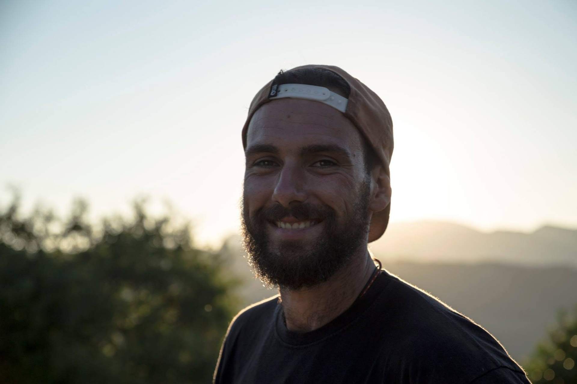 Portrait de Cyril au coucher du soleil
